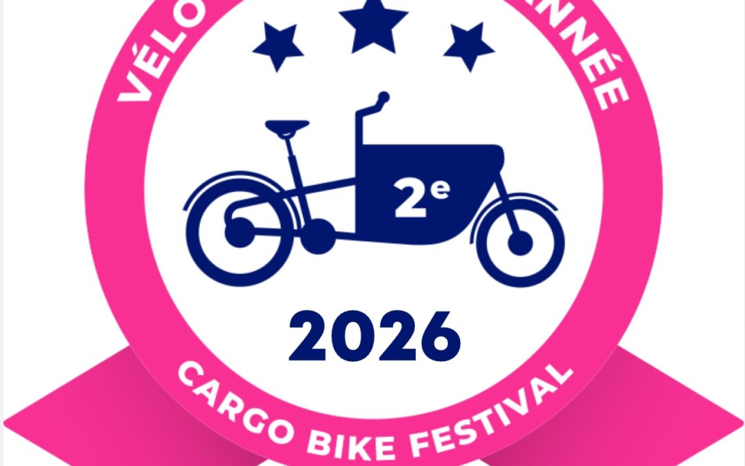Vélo cargo de l&rsquo;année 2026 : Dinello, 2 ème au Cargo Bike Festival